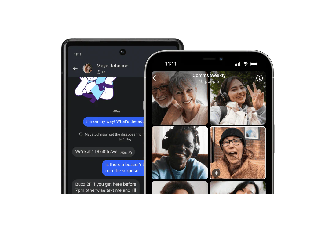 Signal 官方 Android 与 iPhone 应用界面